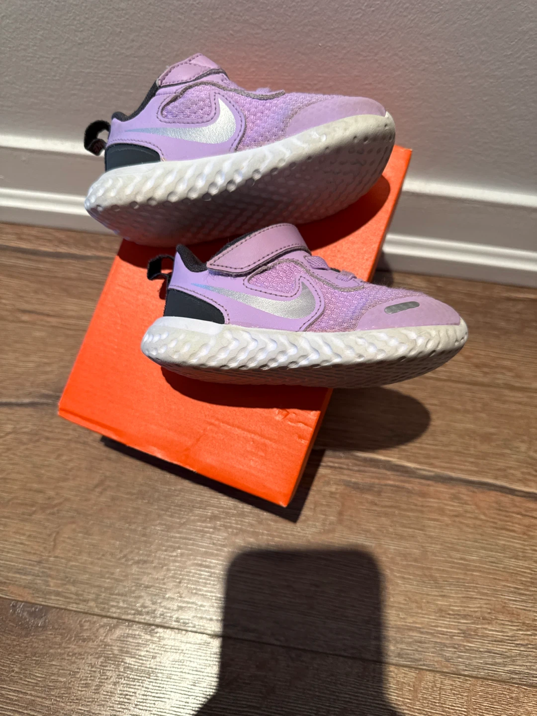 Nike Revolution 5 (TDV) Toddler Shoes - Lilac/Metallic Silver - photo 4