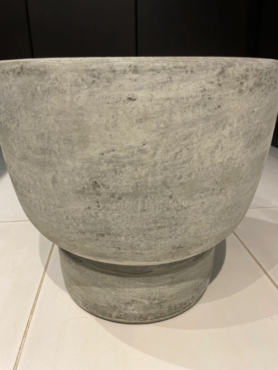 Ceramic Planter Pot - Concrete Finish - photo 4