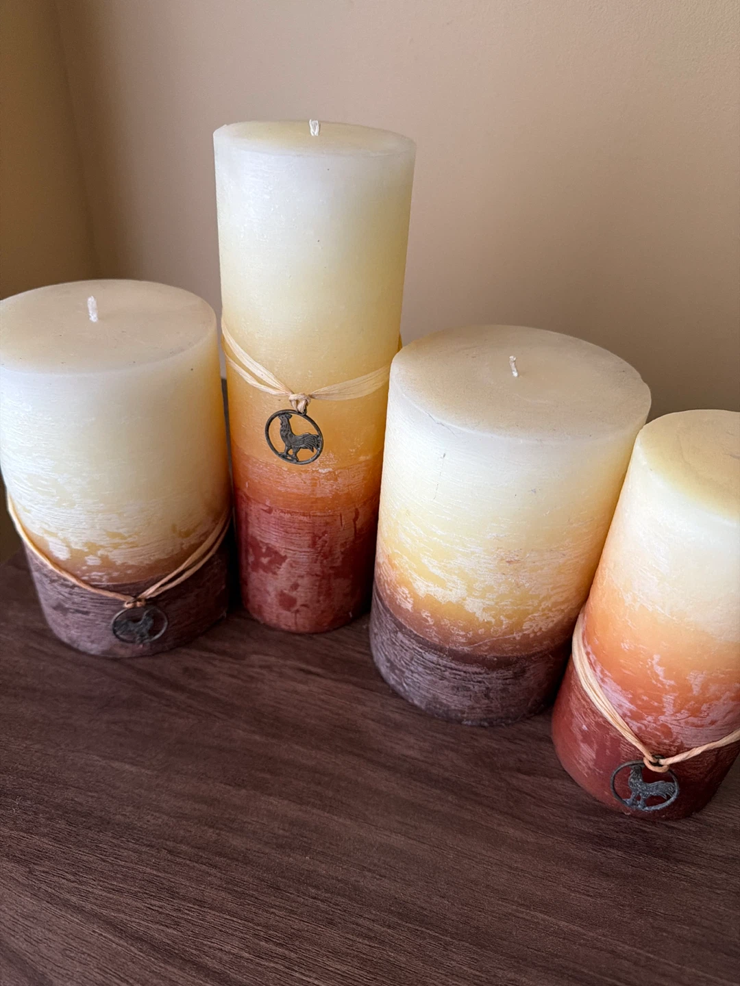 Set of 4 Pillar Candles from Bowring - photo 2