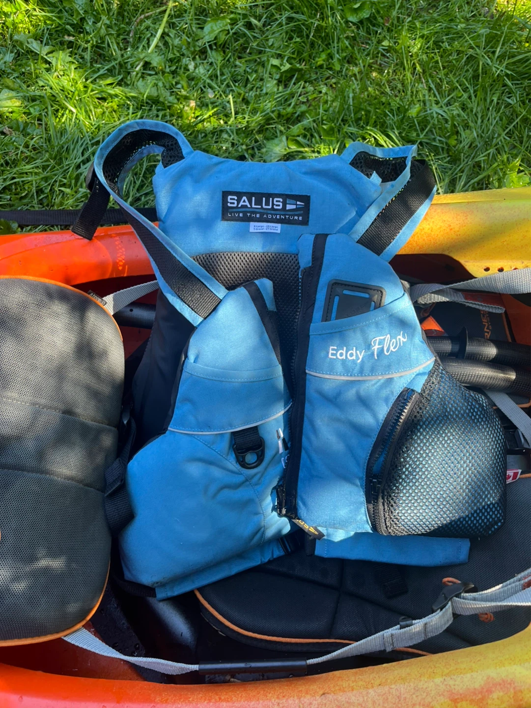 2 Kayaks with Paddles and Life Vests - photo 4