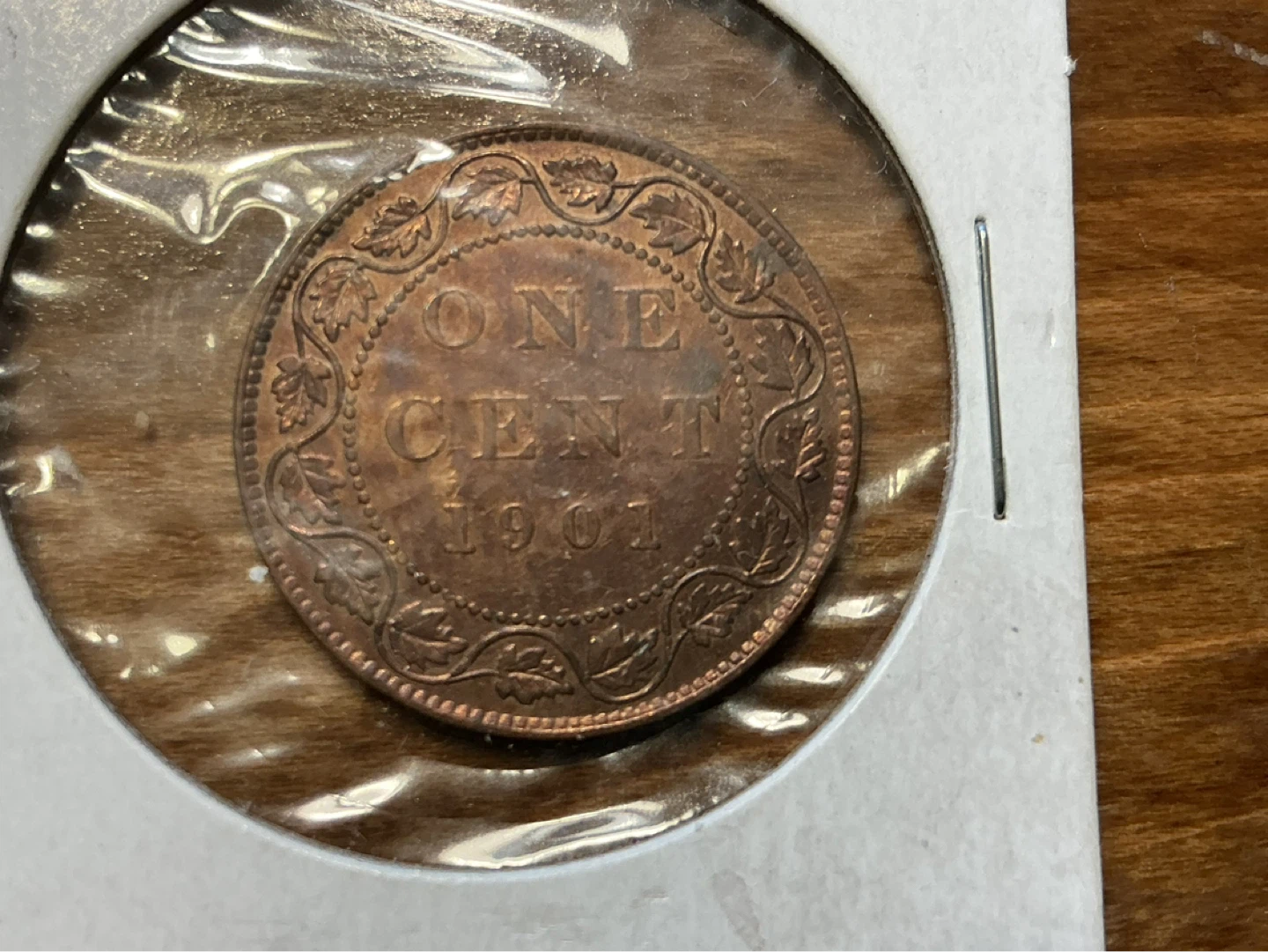 1901 Canadian One Cent Coin !