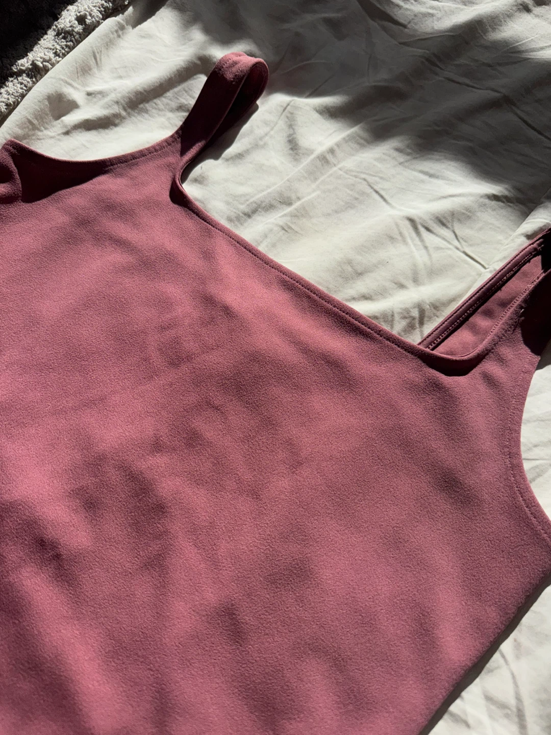 Pink Square Neck Thong Bodysuit - photo 4