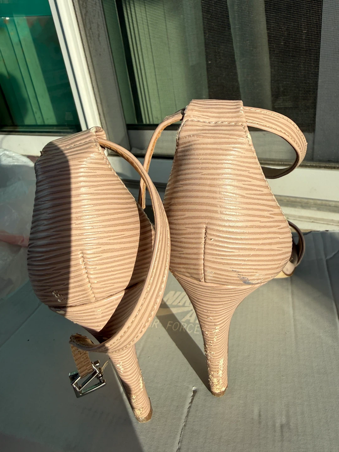 Call It Spring Nude Heeled Sandals size 7 - photo 3