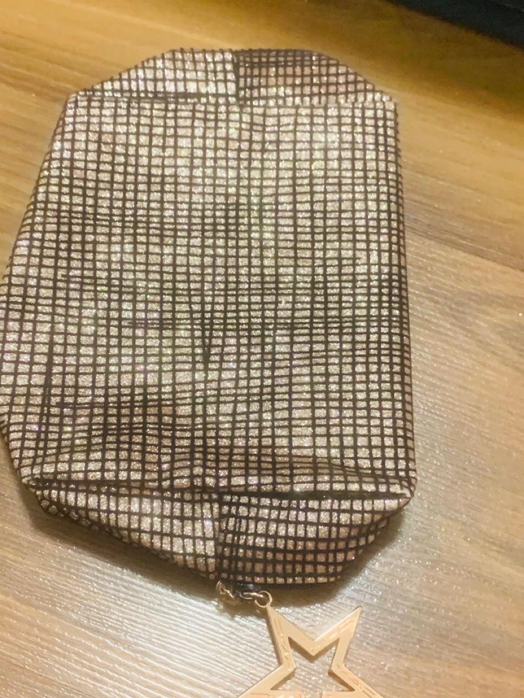 Glittery Pouch with Star Charm