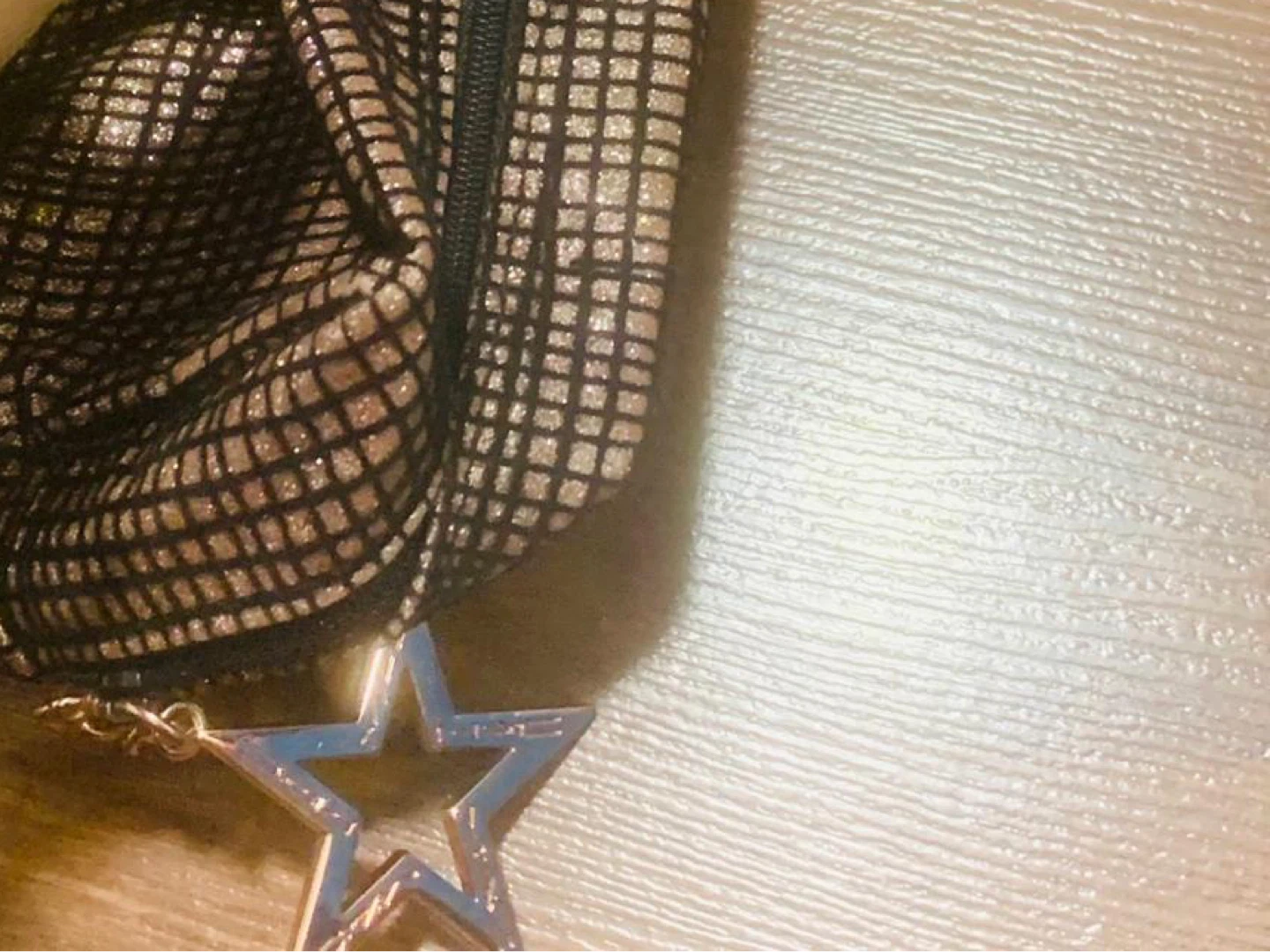 Glittery Pouch with Star Charm - photo 2