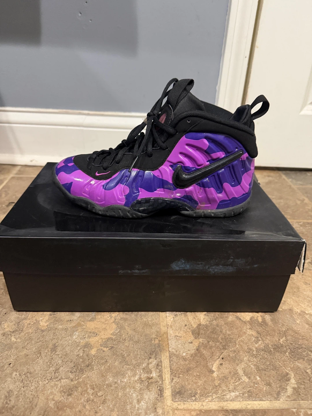 Nike Air Foamposite One Camo Purple - photo 2