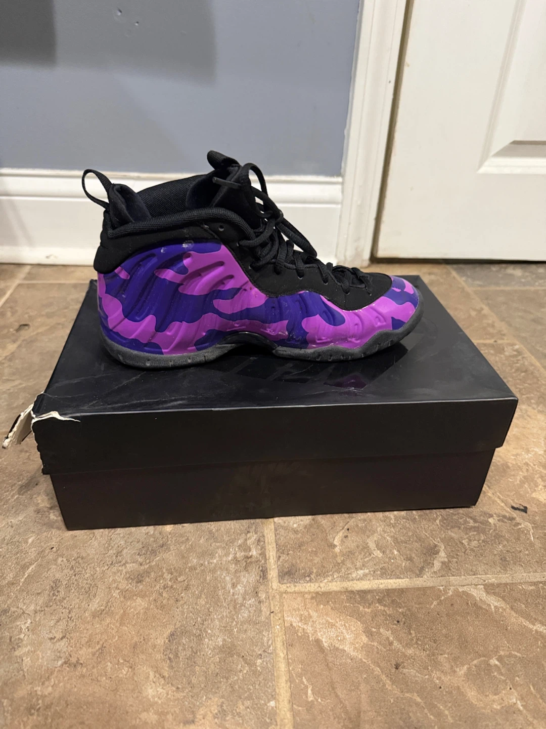 Nike Air Foamposite One Camo Purple - photo 3