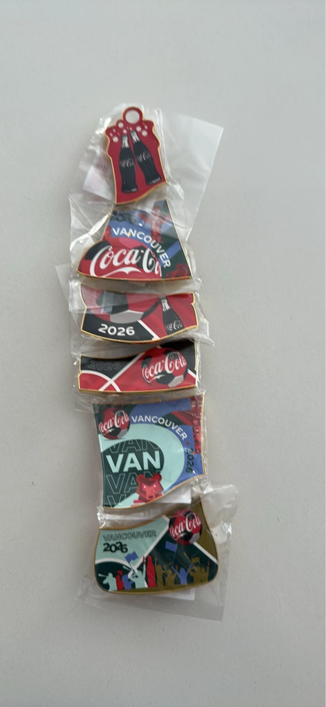 World Cup Coca-Cola 2026 Vancouver Pins
