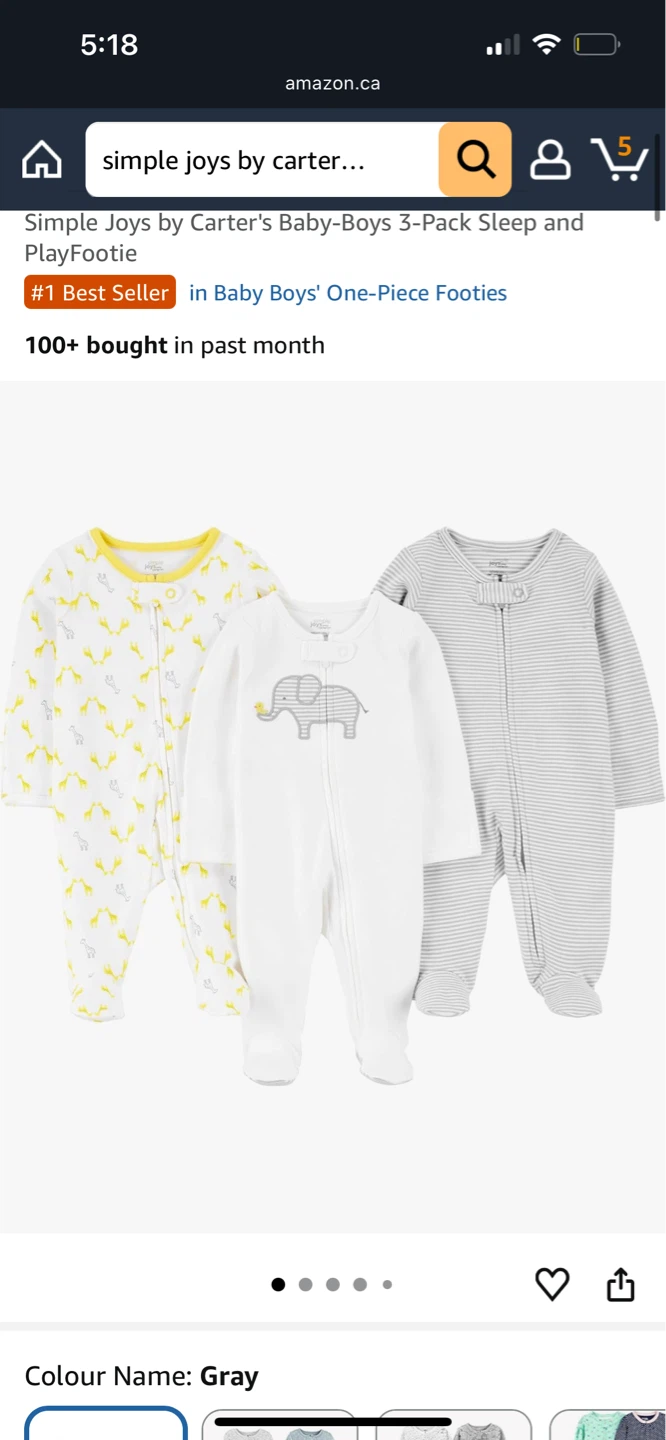 10.00 for all three 6-9 month sets