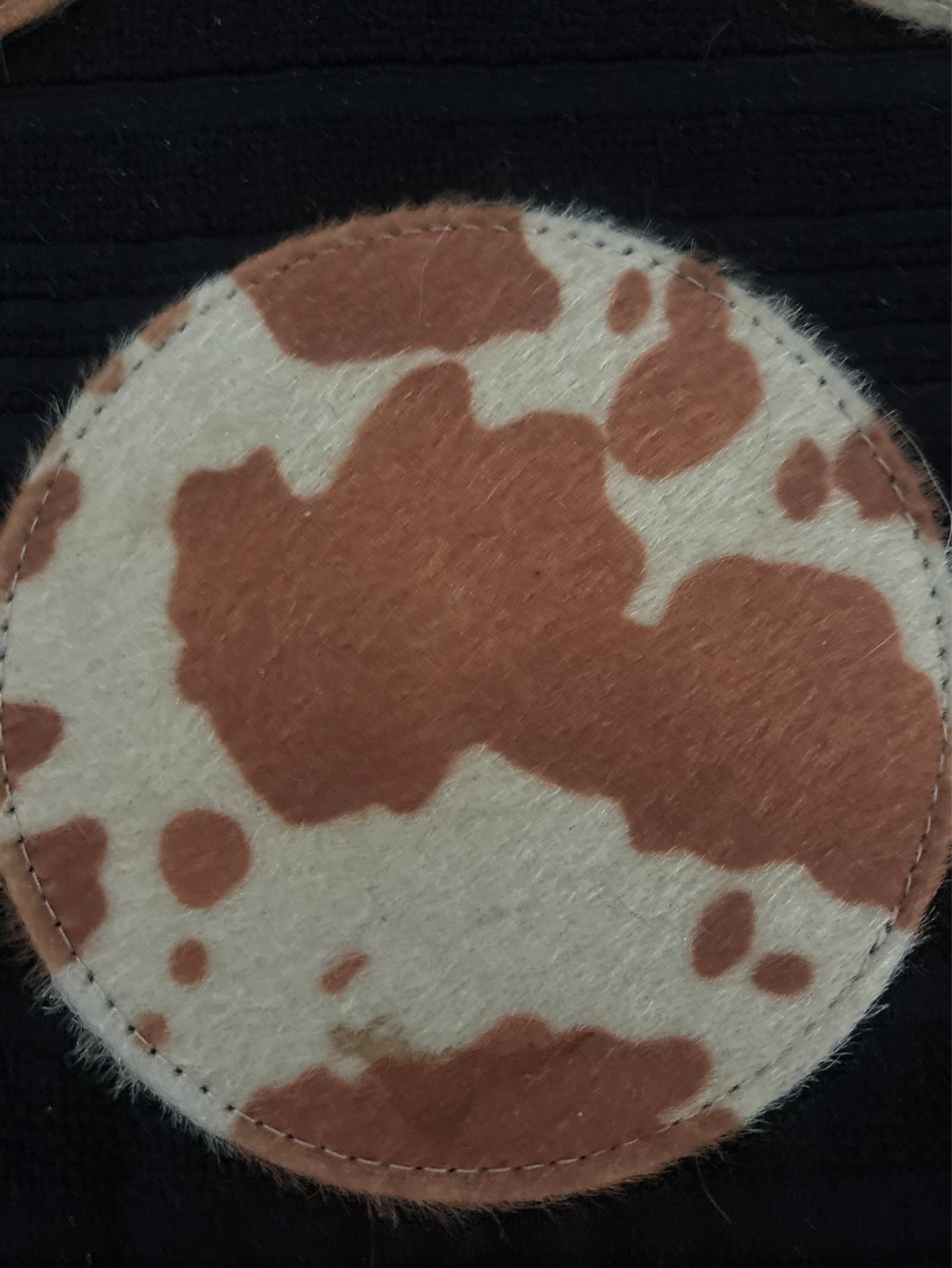 Cow print coasters (set of 3) - photo 2