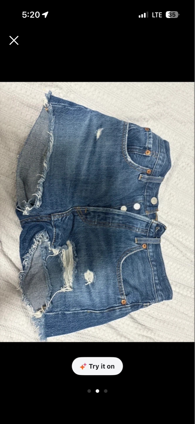 Levi's 501 Original Denim Shorts - photo 2