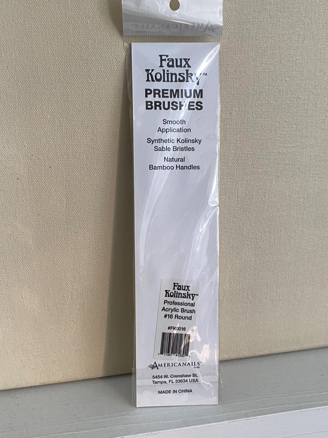 Americana Nails Faux Kolinsky Professional Acrylic Brush - photo 3