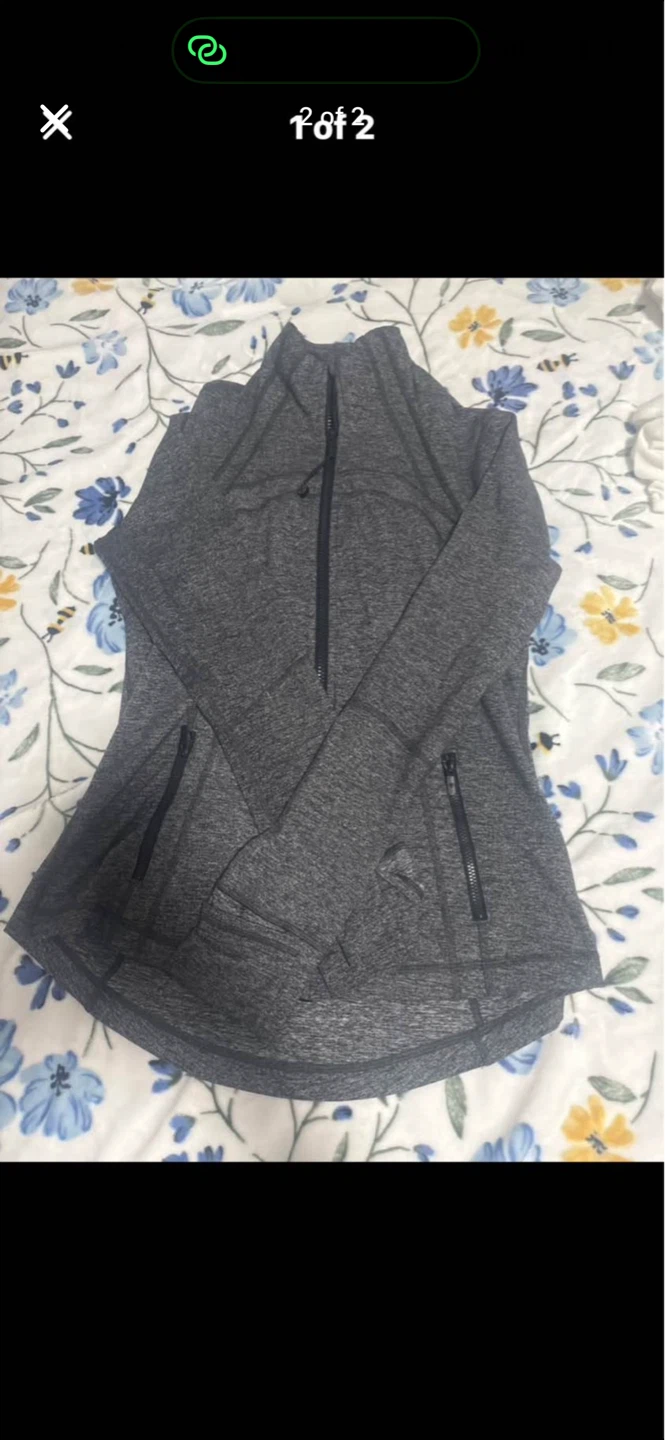 Lululemon Athletica Grey Zip-Up Jacket - photo 2