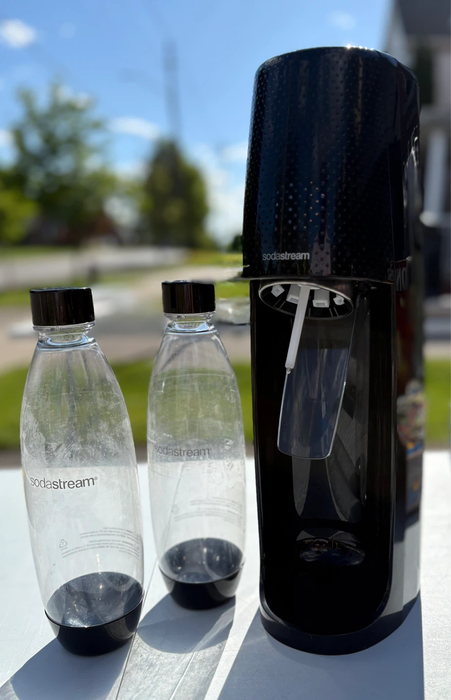 SodaStream Sparkling Water Maker with 2 Bottles