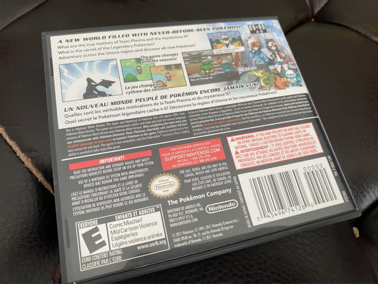 Pokémon White version DS CIB - photo 5