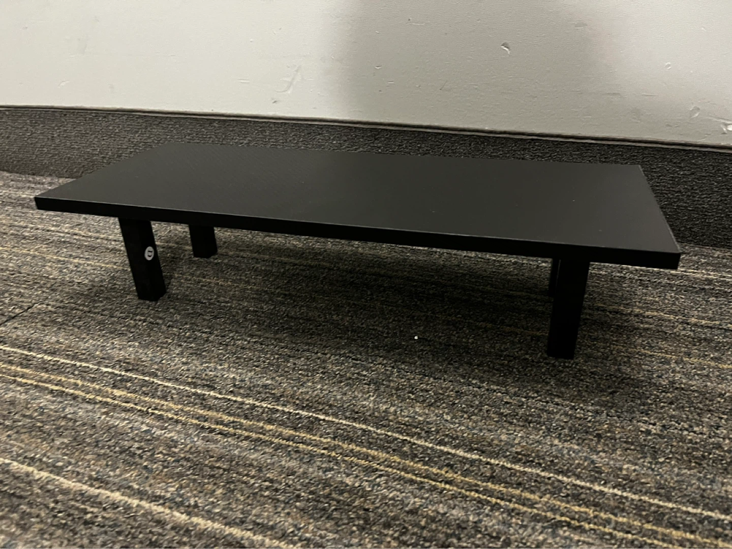 Wooden Black Monitor Stand Riser