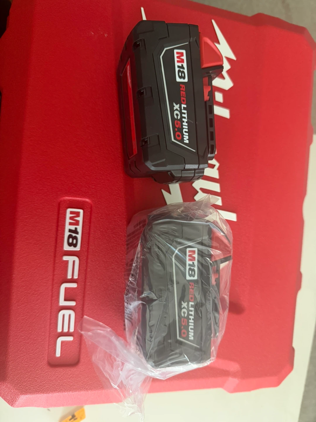 Milwaukee M18 REDLITHIUM XC 5.0 Batteries (2-pack)