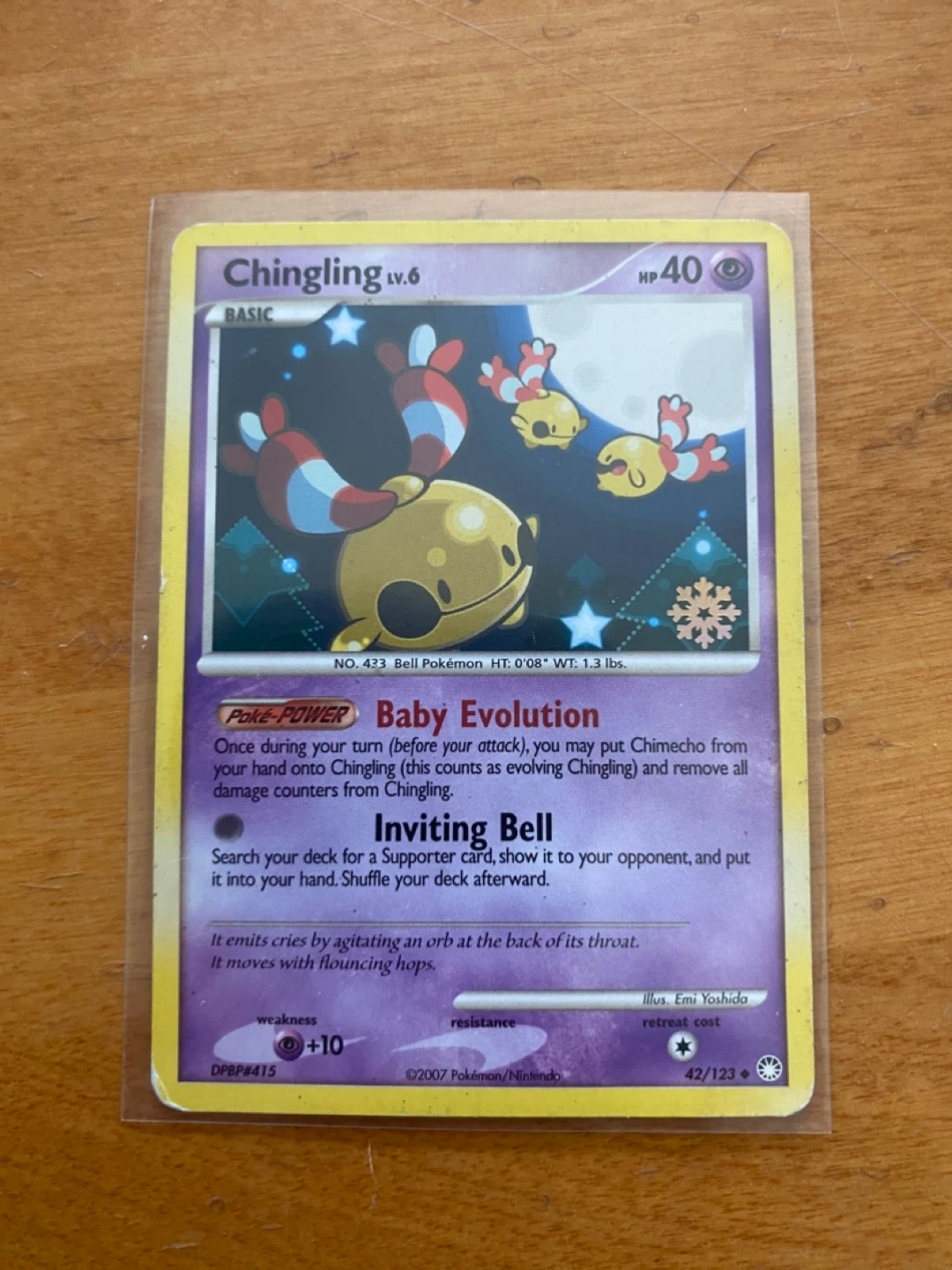 Pokemon Chingling #42 - Countdown Calendar Snowflake Stamped