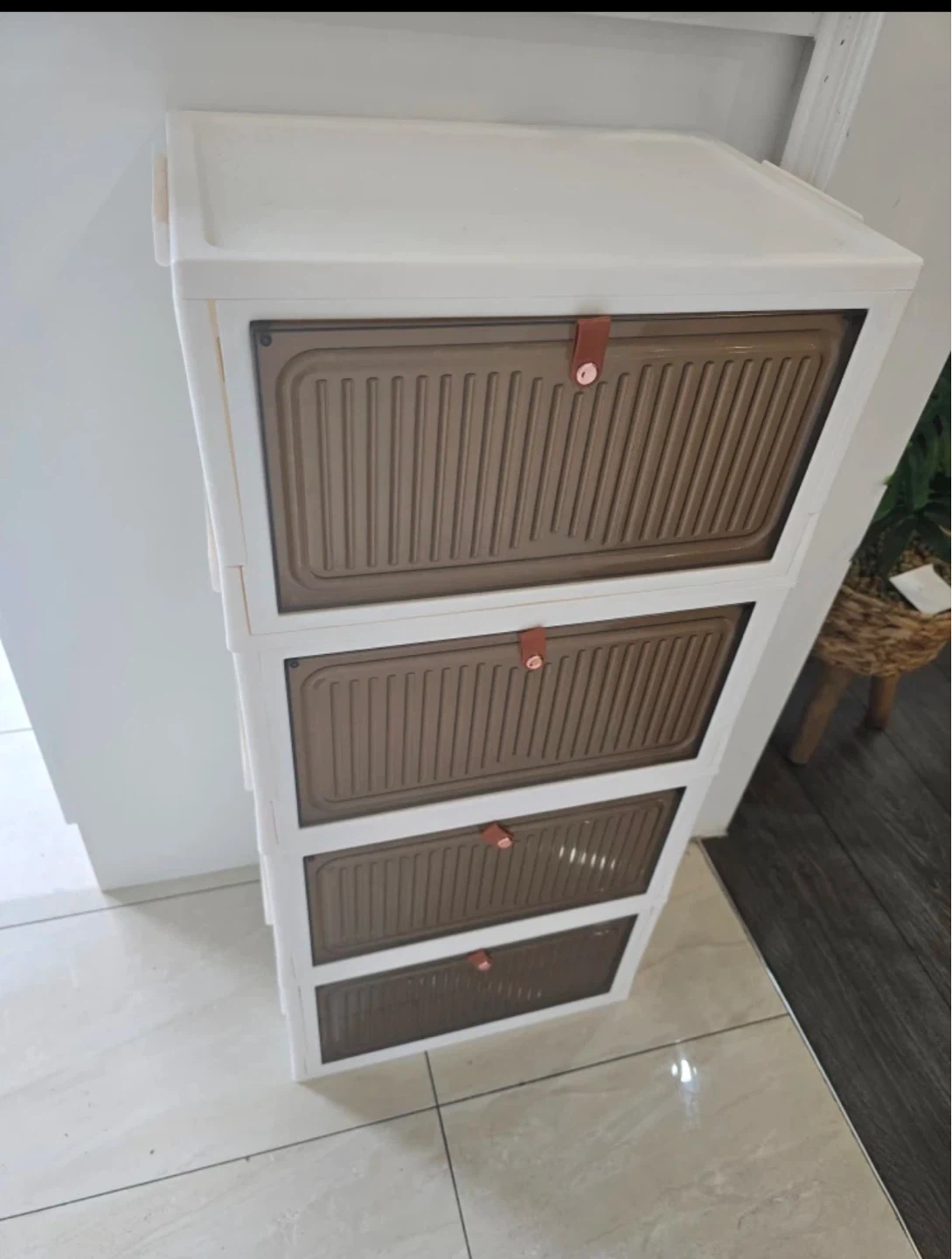 4-Drawer Plastic Storage Organizer