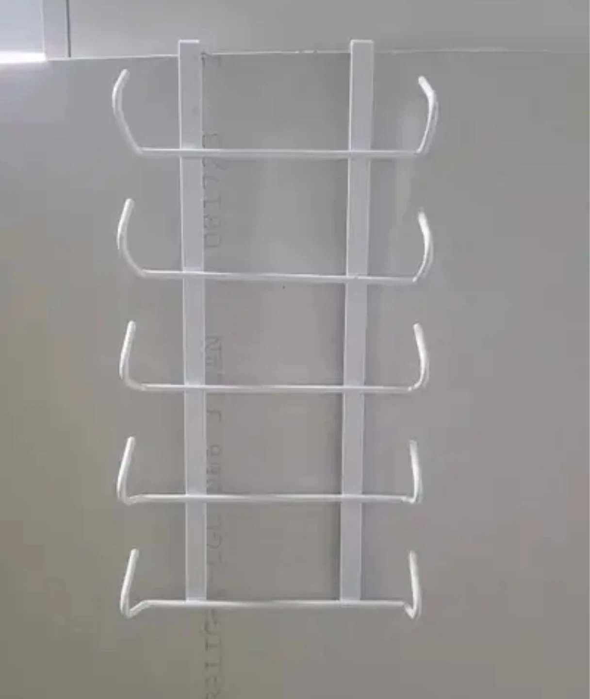White 5-Tier Over-the-Door Rack