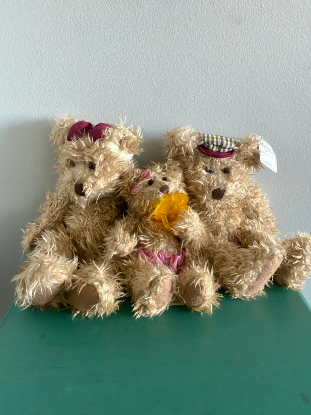 Russ Set of 3 Plush Teddy Bear family