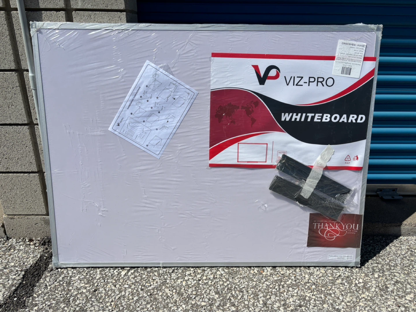 VIZ-PRO Whiteboard 48"x36" Melamine