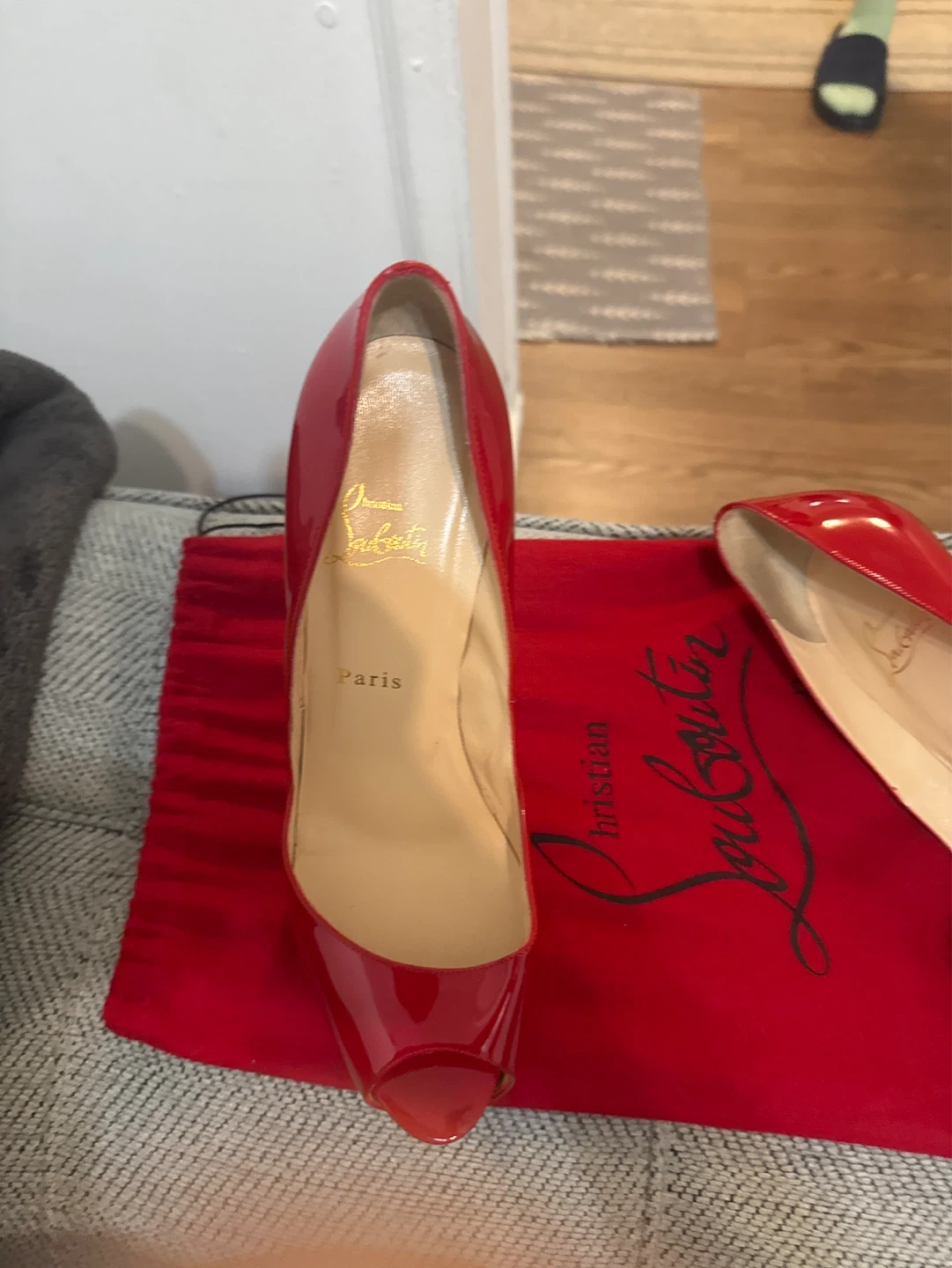 Christian Louboutin Red Patent Heels