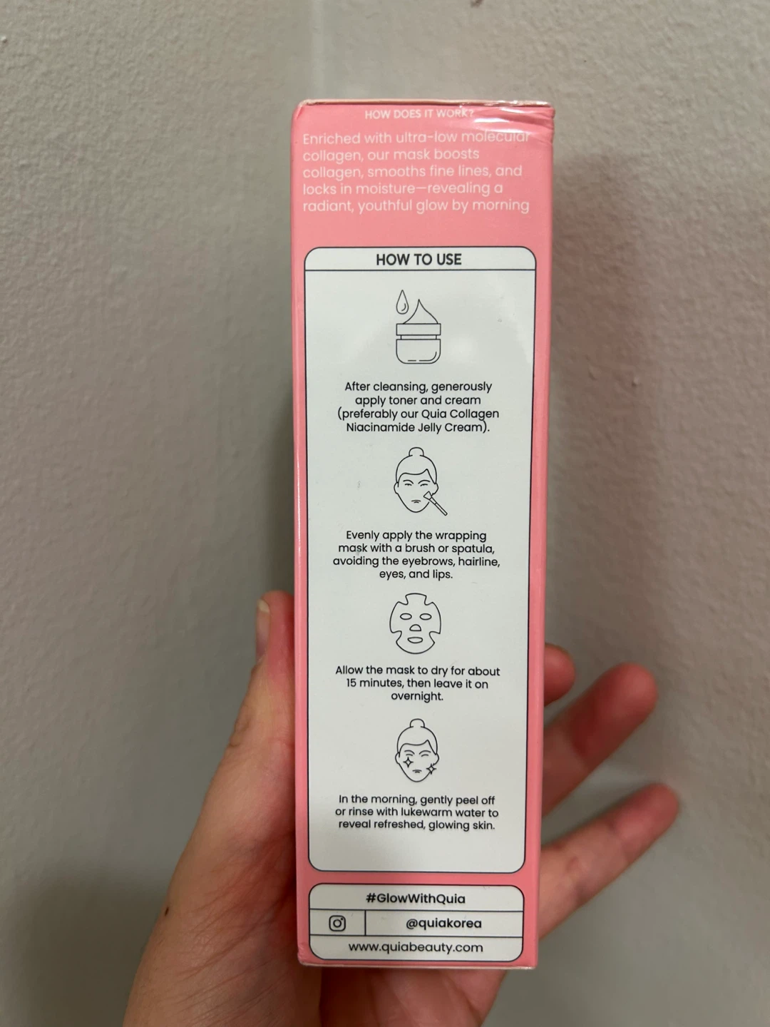 QUIA Korean Beauty Collagen Night Wrapping Mask 75ml - photo 3