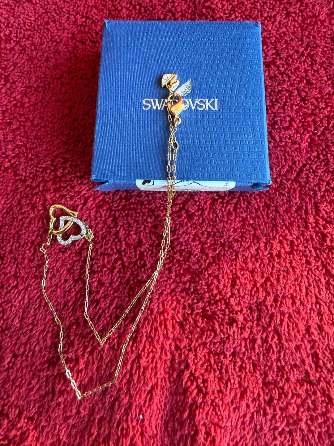 Swarovski Double Heart Necklace - photo 3