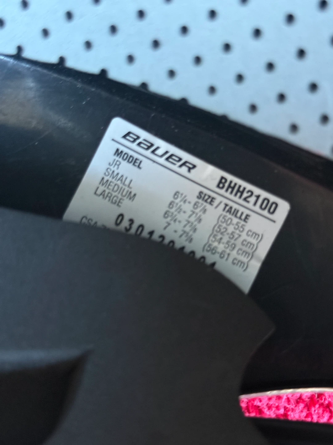 Bauer BHH2100 Hockey Helmet size S - photo 5