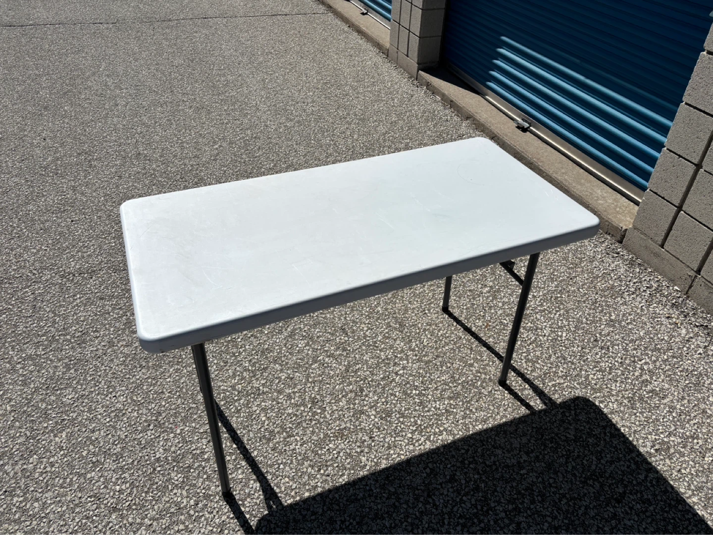 White Folding Table - photo 4