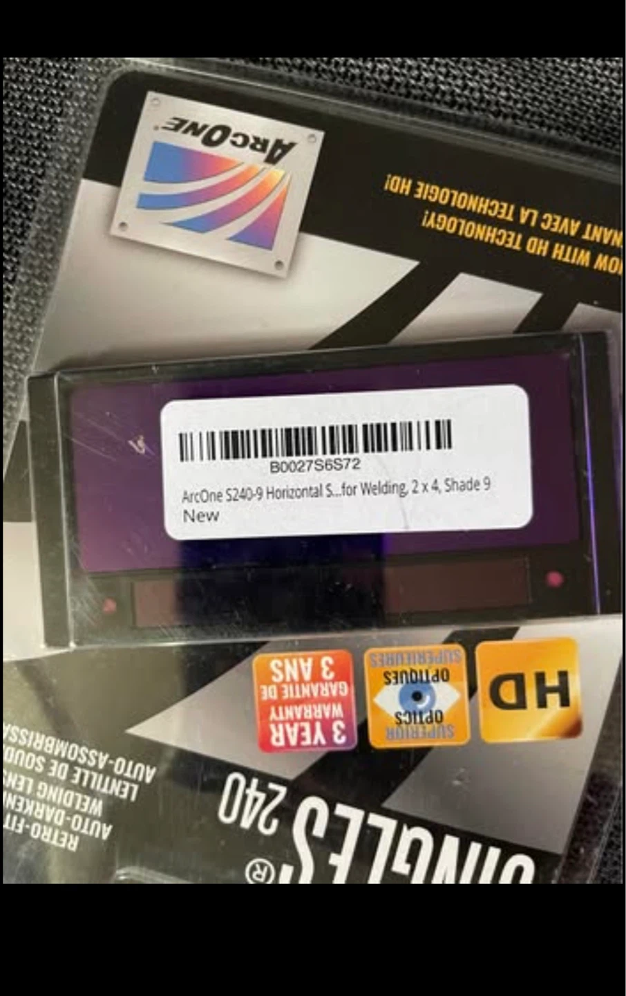 ArcOne Singles 240 Auto-Darkening Welding Lens Shade 9 - photo 3