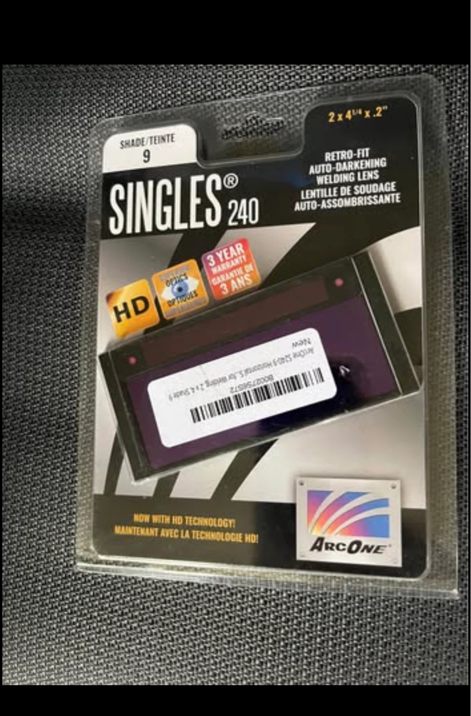 ArcOne Singles 240 Auto-Darkening Welding Lens Shade 9 - photo 2