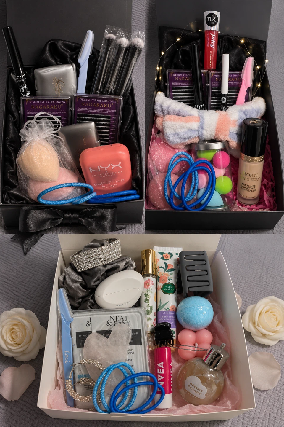 NYX Buttermelt Blush and Too Faced Concealer Makeup Gift Set