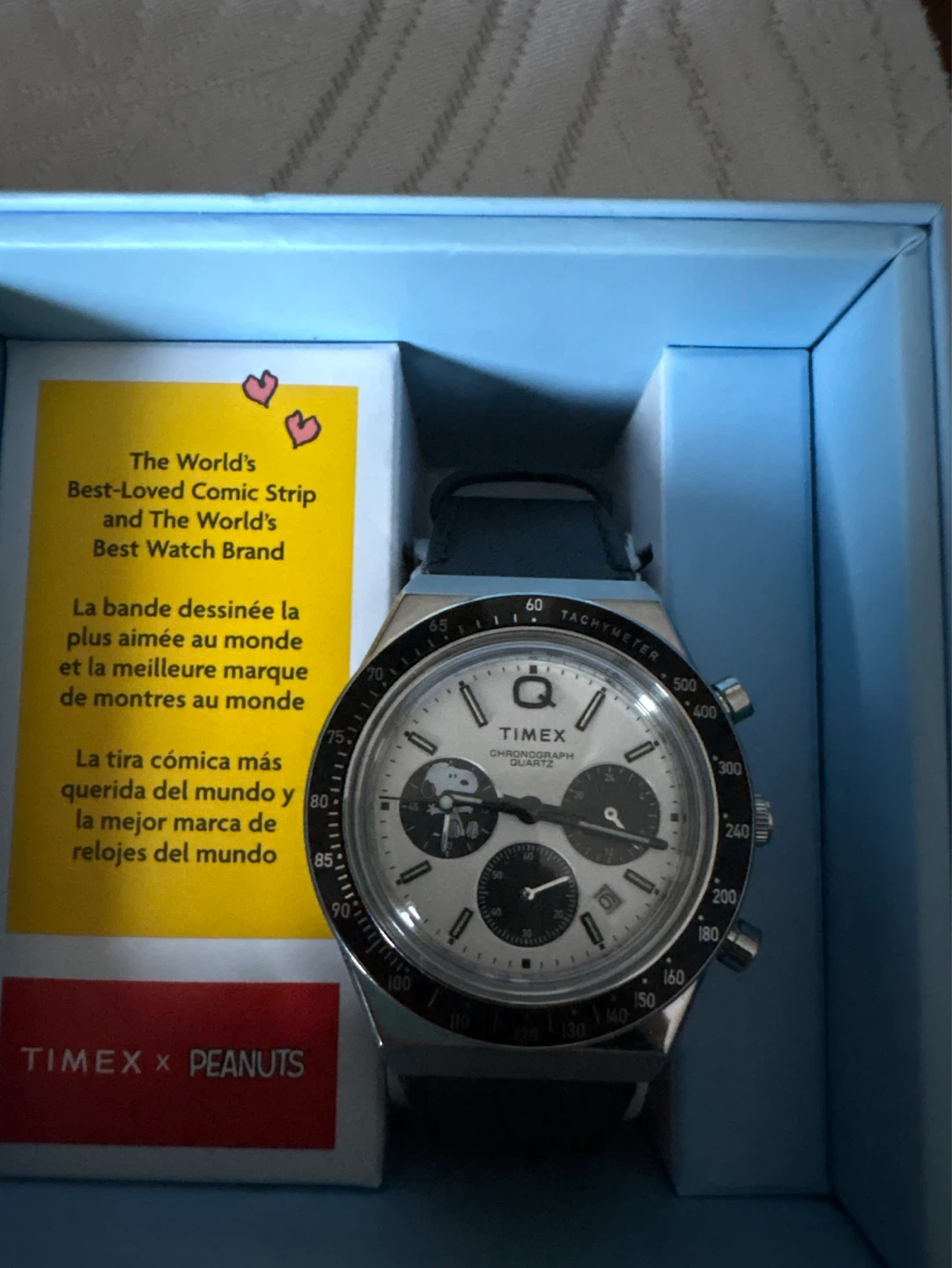 Timex x Peanuts "Q" Chronograph Quartz Watch