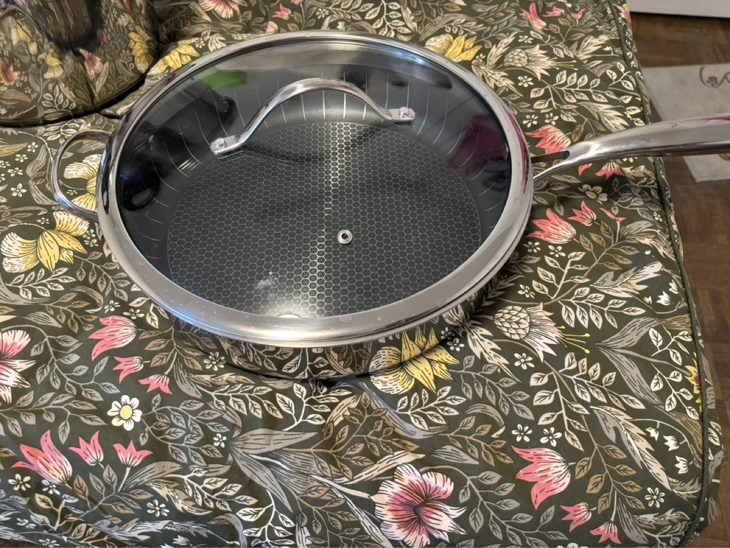 Stainless Steel Frying Pan with Lid - photo 5
