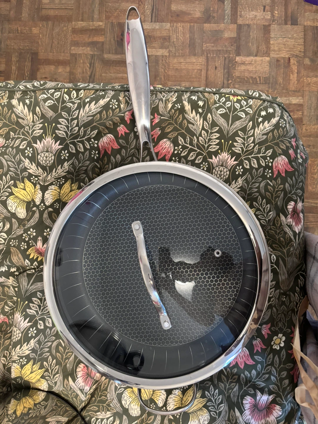 Stainless Steel Frying Pan with Lid - photo 2
