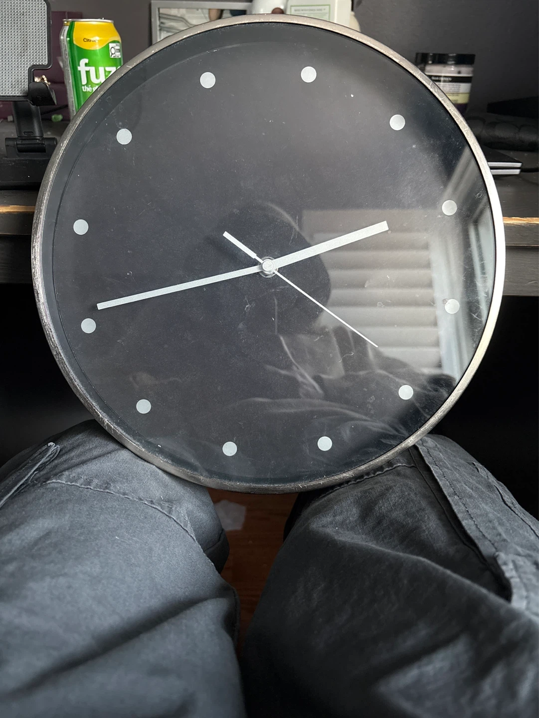 Black Wall Clock