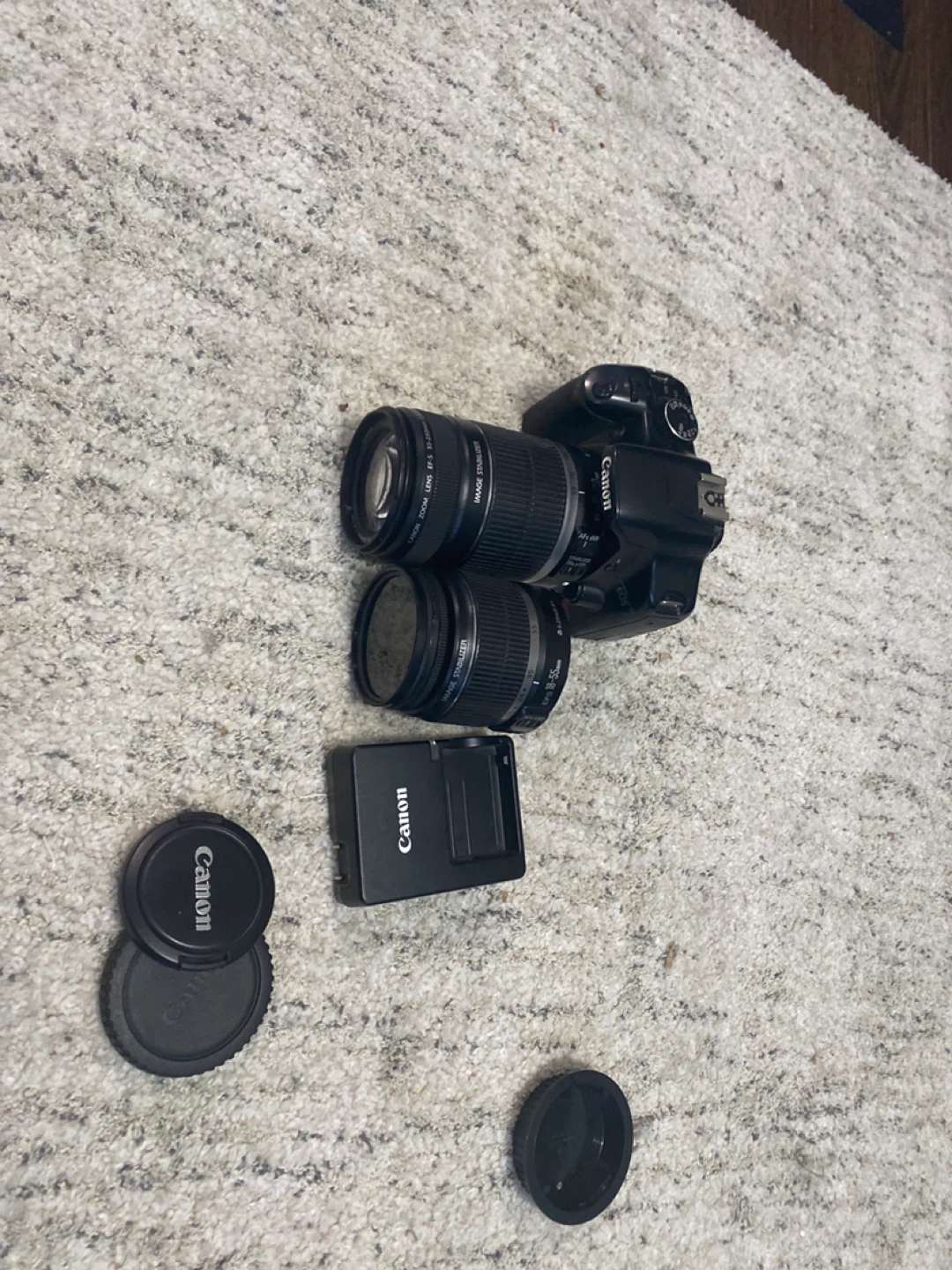 Canon EOS Digital Camera with Two Lenses and charger - photo 2