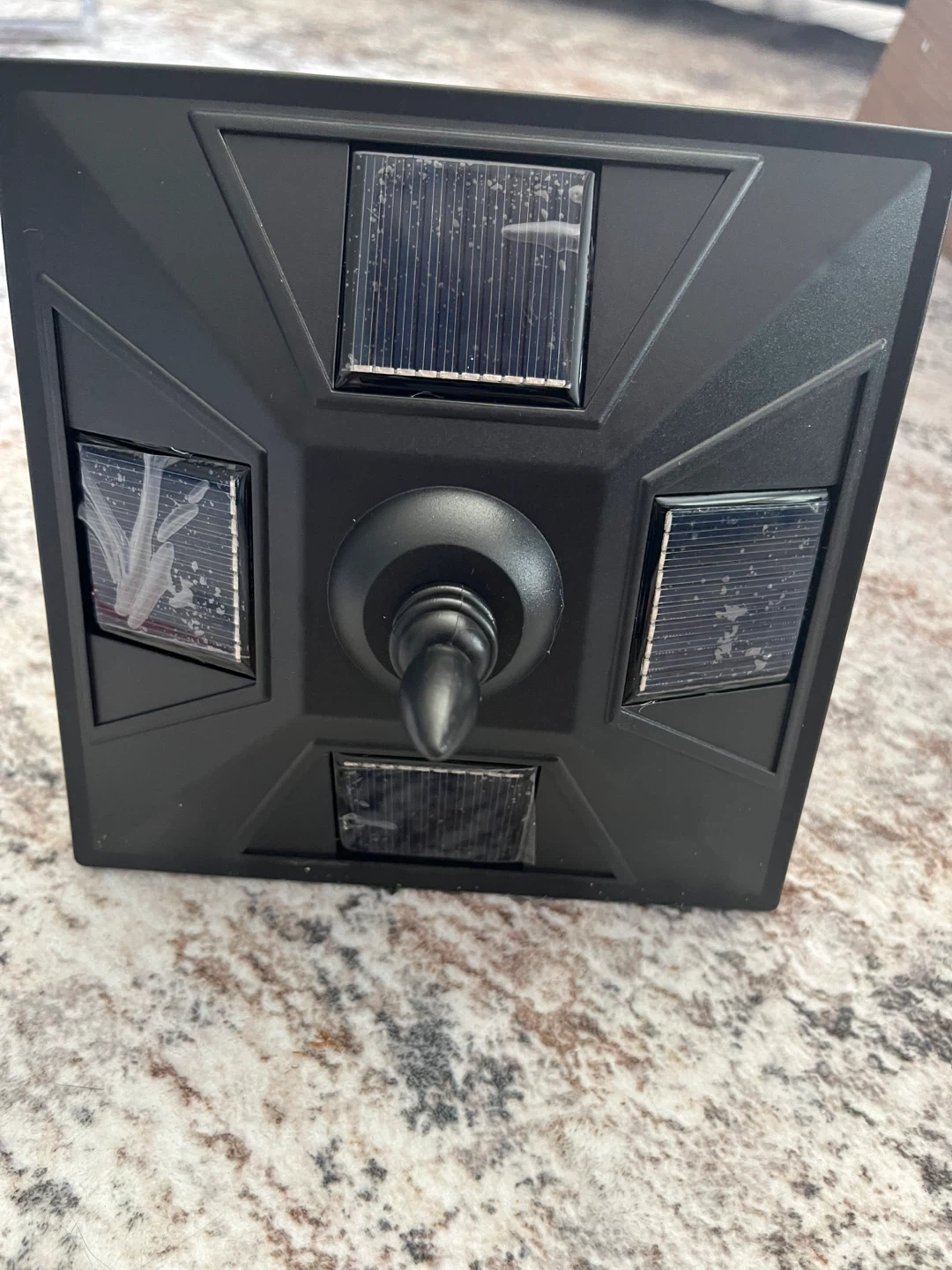Brand new lamp post with solar light and plant box - photo 3