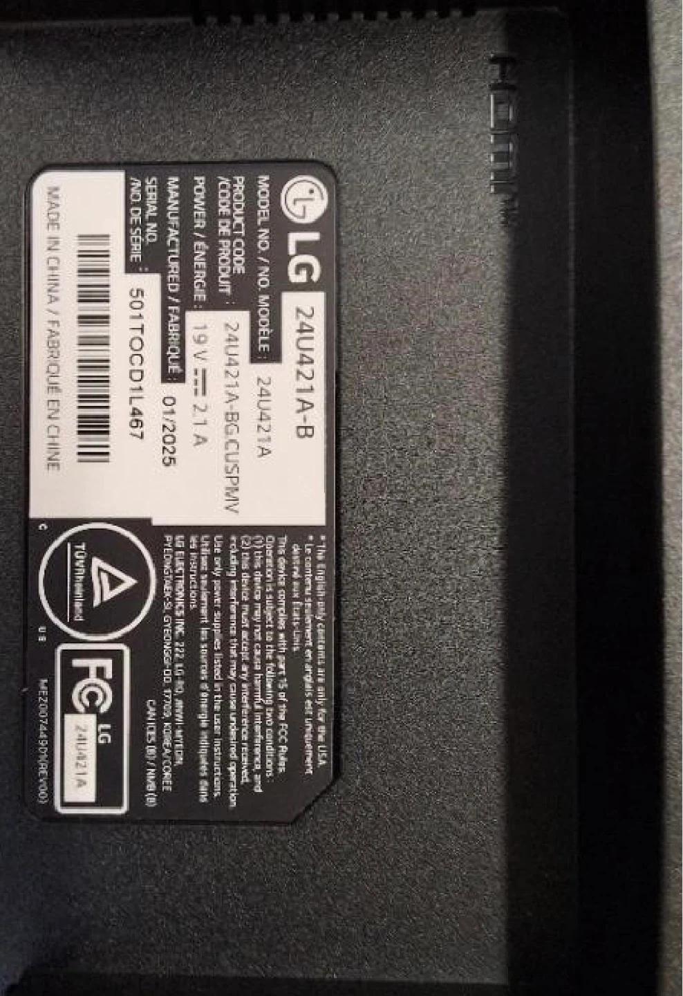 LG 23.8" FHD Monitor - photo 3