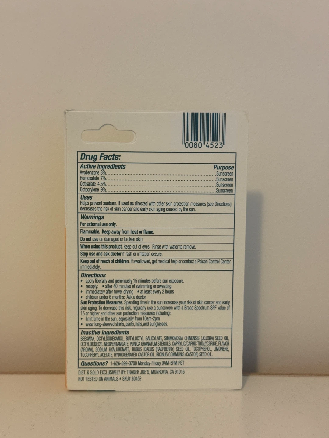 Trader Joe's Sunscreen Lip Balm SPF 30 - photo 2