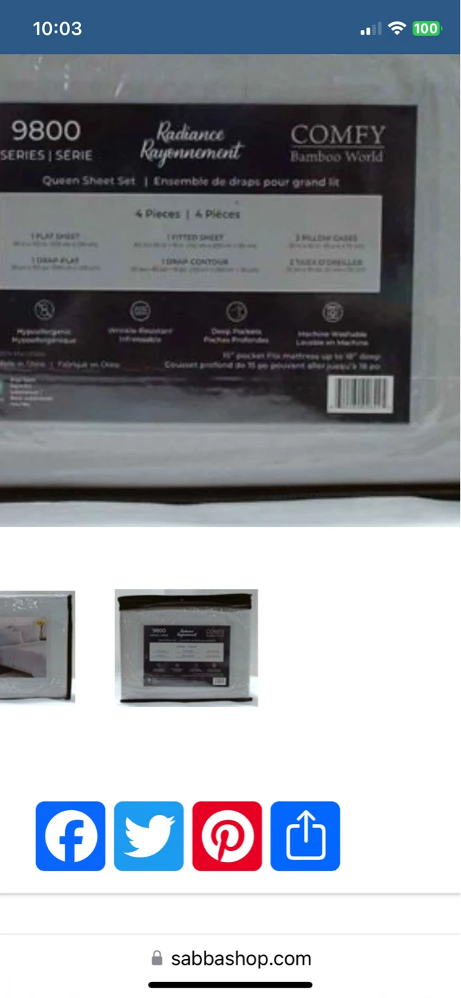 4 piece Queen Sheet Set light grey - photo 2
