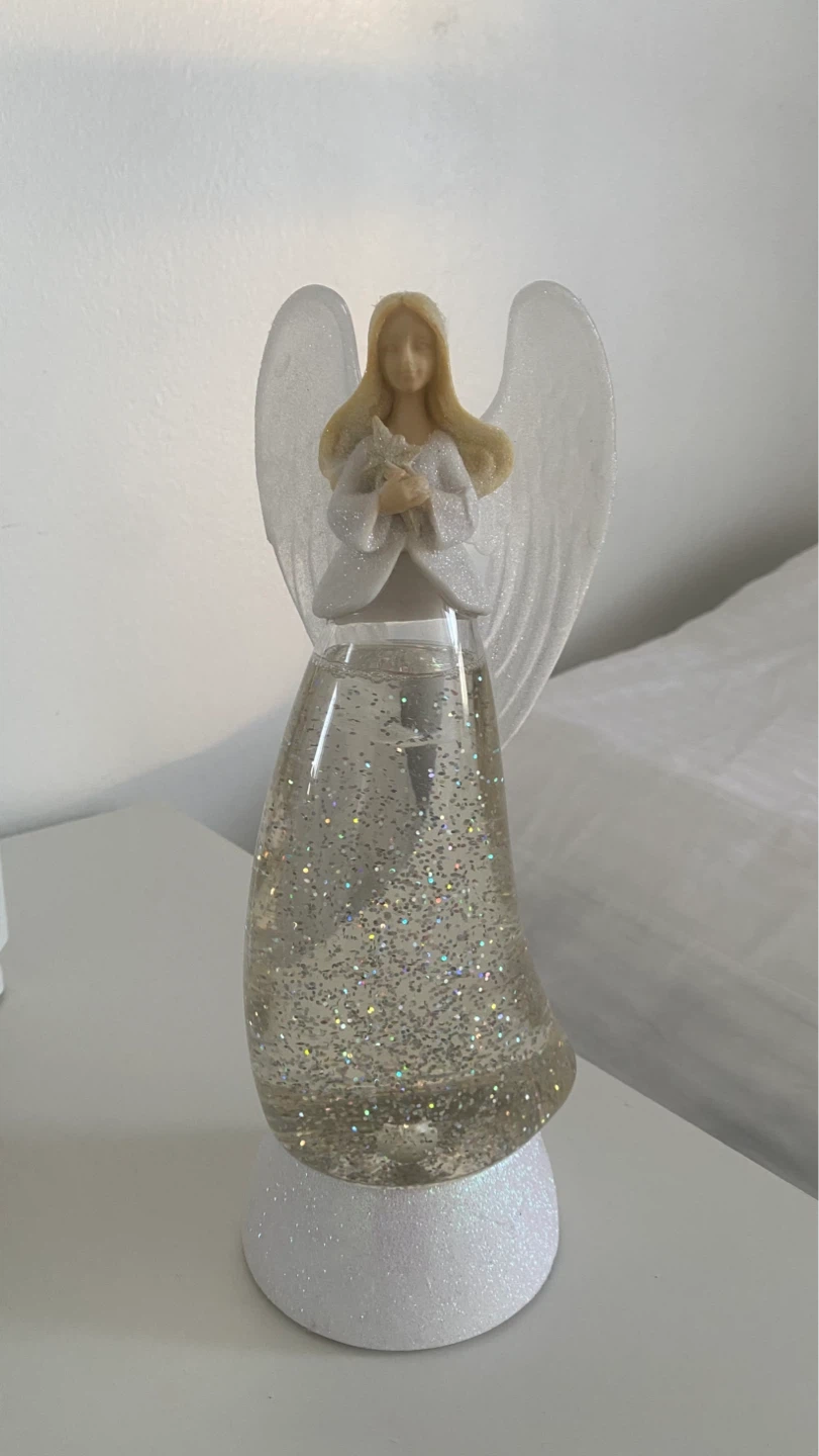 Glitter Angel Water Globe