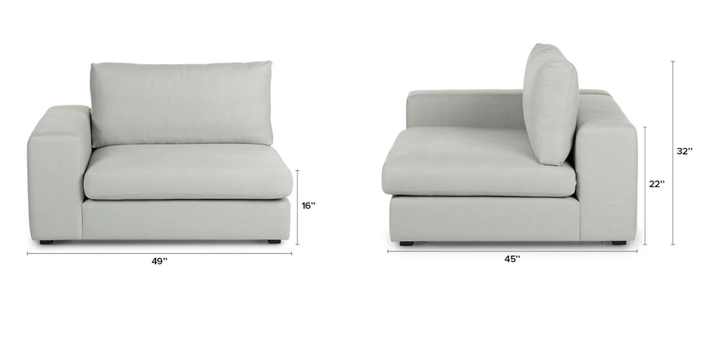 Article Beta 49” Left and 49” Right Chair Modules - photo 3