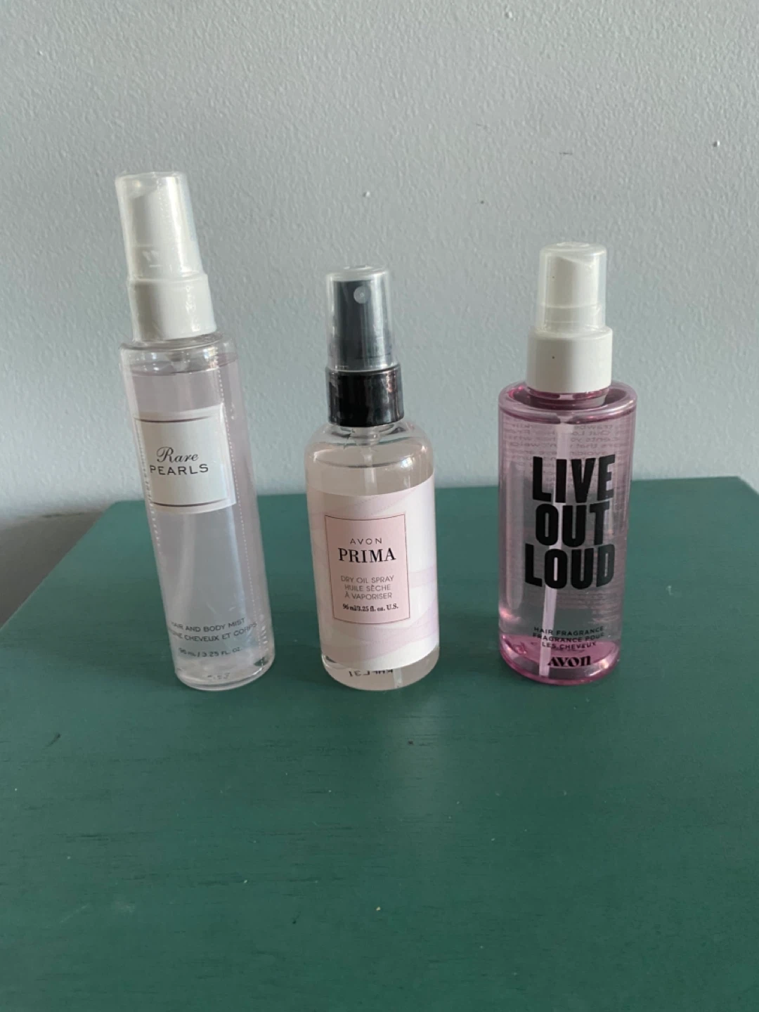 New Avon hair and body mists 8.00 each