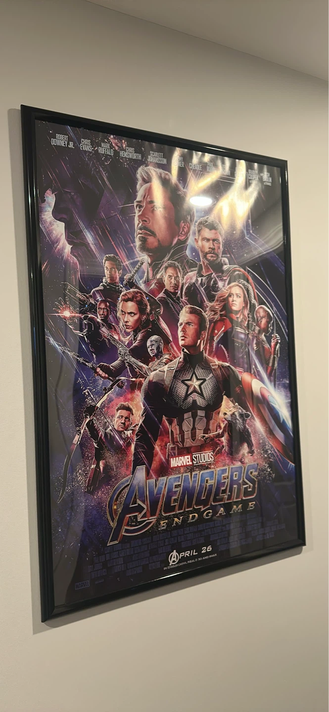 Framed Avengers Endgame Movie Poster