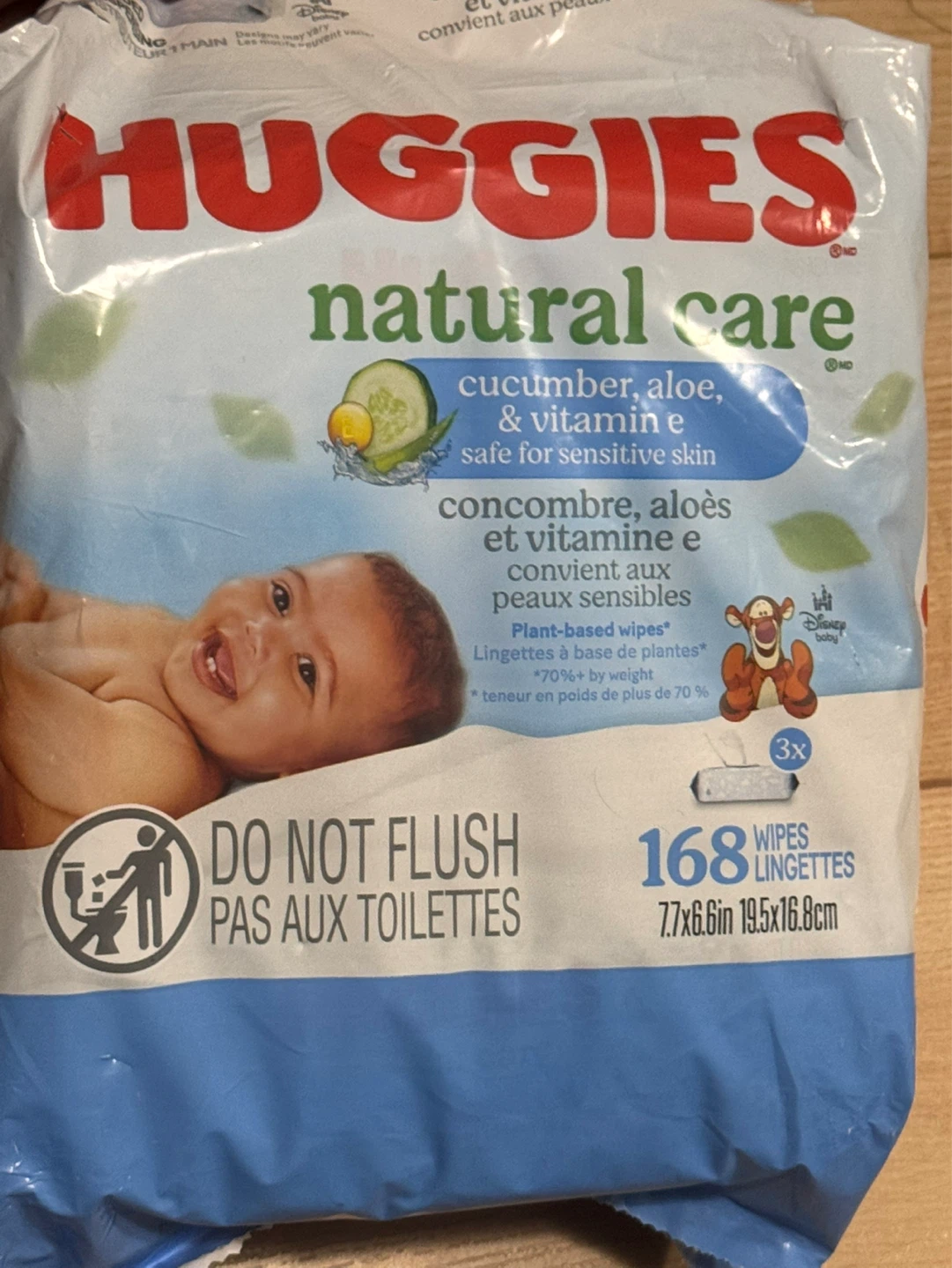 Huggies Natural Care Wipes - 168 Count