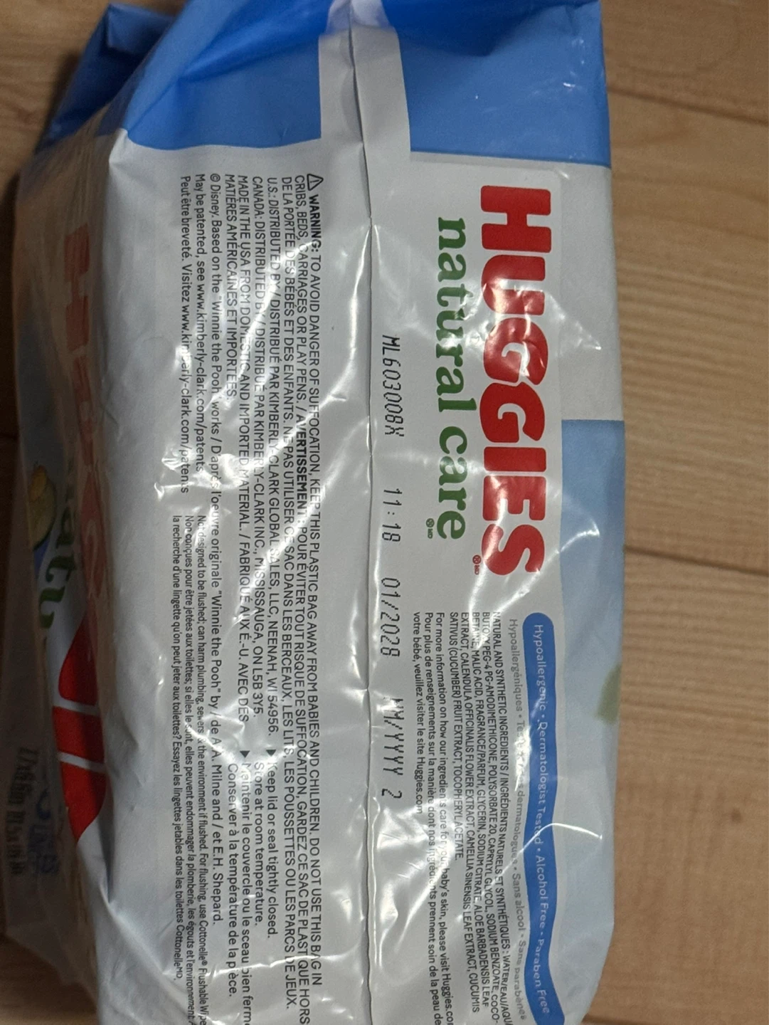 Huggies Natural Care Wipes - 168 Count - photo 2