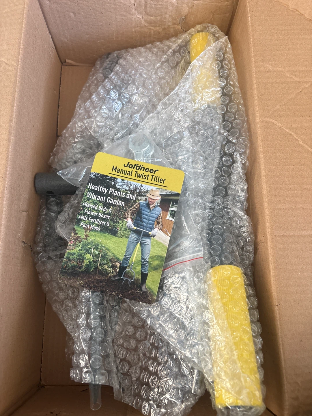 Jardineer Manual Twist Tiller Garden Tool